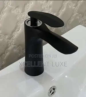 Basin Mixer Tap Matt Black. Leak Proof