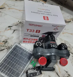 Three Lens Solar Smart Camera V380