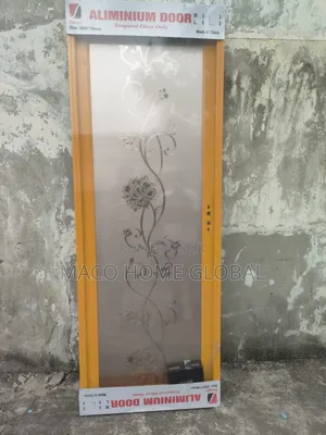 Aluminum Full Glass Toilet and Bathroom Door 750 Size