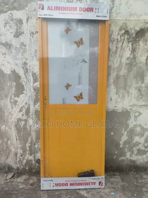 Aluminum Half Glass Toilet and Bathroom Door 750size