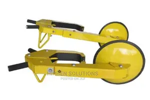 Yellow Stainless Remote Wheel Lock