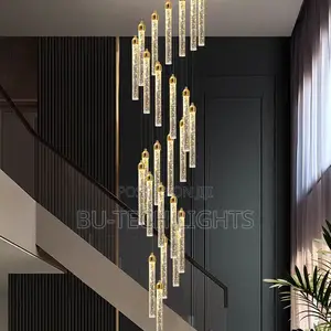 Long Raindrop Chandelier