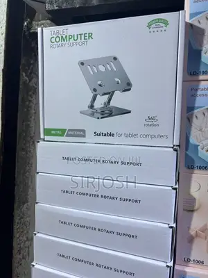 Foldable 360 Degree Metal Tablet Stand
