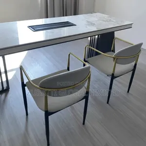 Foreign Dining Chair / Coffee Chair With Metal Legs