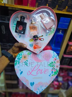 Set Of 4 Beautifully Packaged Love Perfume Set