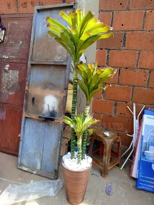 Brown Pot and Amazing Flower
