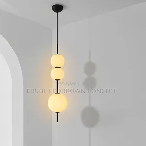 Nordic Glass Dropping Pendant Lamp Light