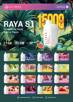Elf Bar Raya S1 15,000 Puffs Vape