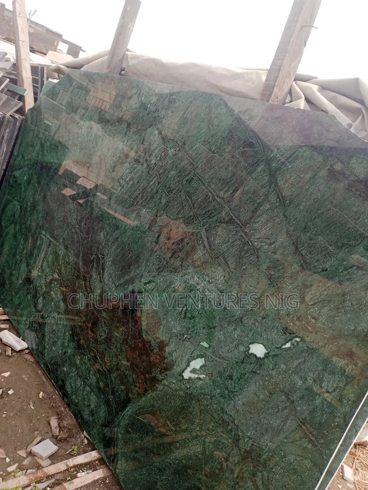 Green Marble Slab