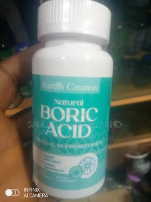 Earth Creation Natural Boric Acid- Vaginal Suppositories