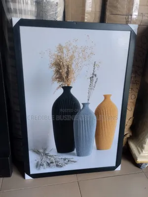 Wall Frame Beautiful Flower Vases