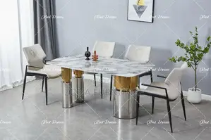 Turkish Product Luxury Dining Table Set