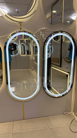 100 by 70cm Framed Led Mirror