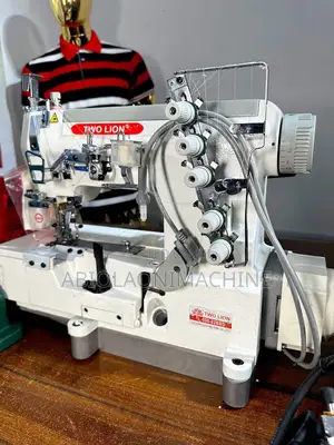 Two Lion Direct Drive Taping Machine Industrial Cover Stitch Machine