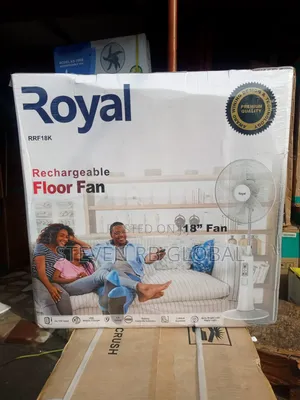Royal 18-Inch Rechargeable Standing Fan With Remote | Rrf18k