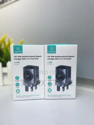 T67 20w Multifunctional Iwatch Charger With A+C Port (Uk)