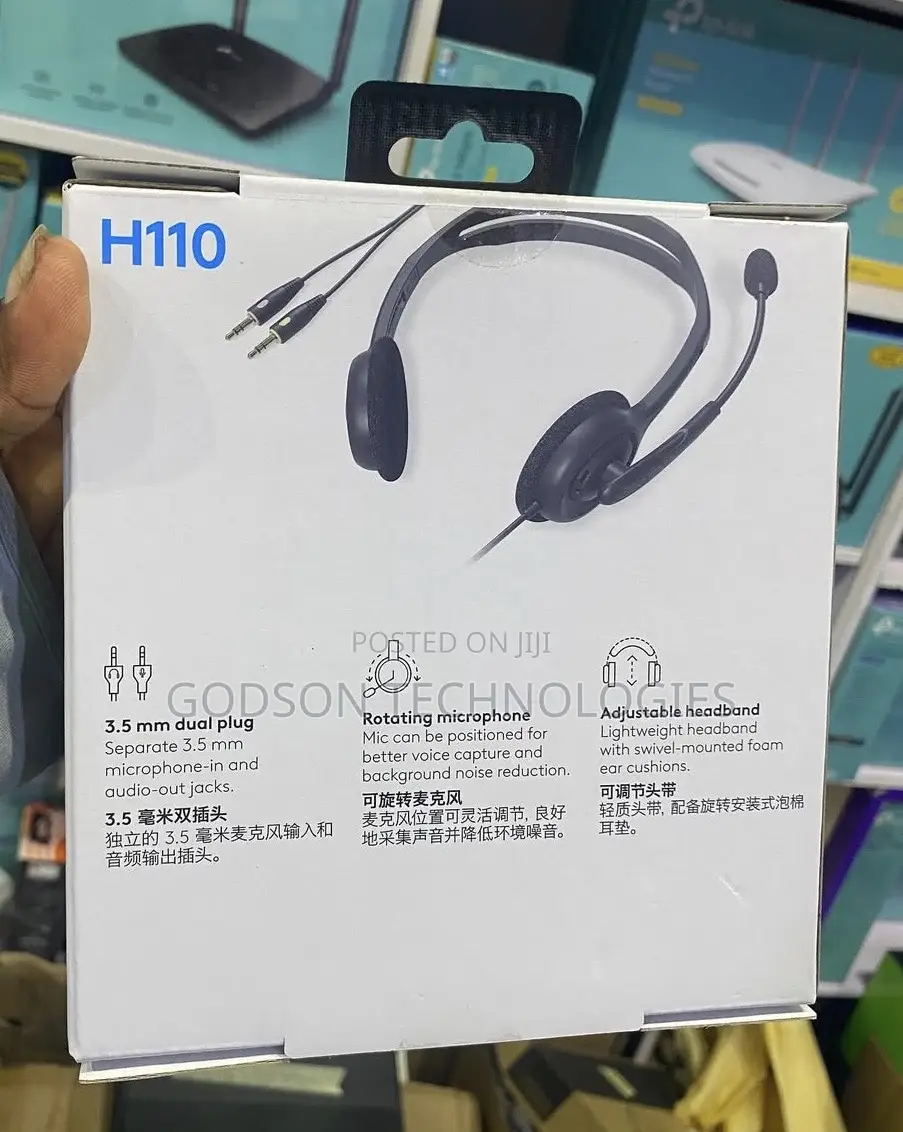 Logitech H110 Stereo Headset With Mic