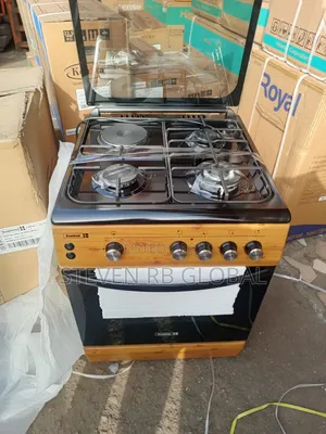 Scanfrost 60×60 Standing Gas Cooker (3 Gas + 1 Electric) | Ck6312ng