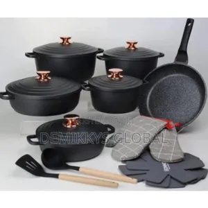Ucc Life 11-piece Premium Granite Non-stick Cookware Set