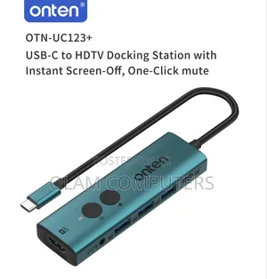 Onten Usb-C to HDTV Adapter With 3-Port Hub Otn-Uc123