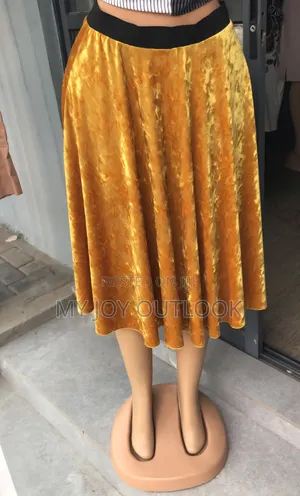Ladies Velvet Occassion London Skirt
