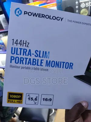 Powerology 144hz Ultra Slim Portable Monitor 15.6"
