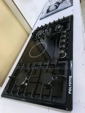 Original Polystar New Design Model Built-in 4 Gas 1 Electric Cooker