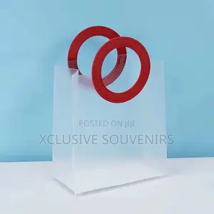 12pcs Transparent Frosted Durable Gift Bag