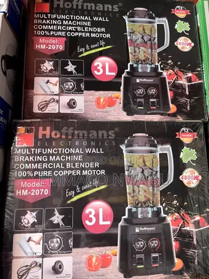 Hoffman's Multifunctional Wall Breaking Commercial Blender 3liters