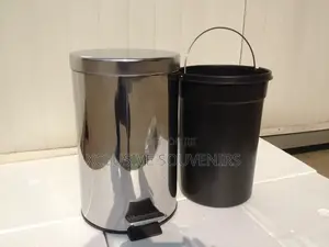 30l Capacity Stainless Steel Round Foot Pedal Dustbin
