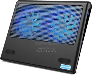 Tecknet Laptop Cooling Pad, 12"-16" Laptop Cooler With 2 Quiet Fans