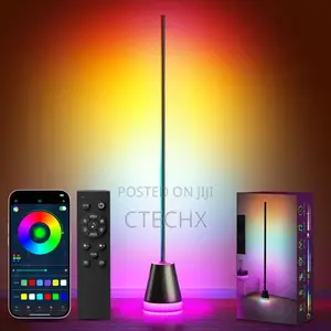 Smart RGB Led Corner Floor Lamp With App and Remote With Music Sync