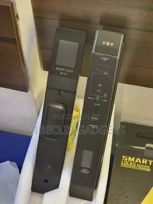 Smart Door Lock With Face Id, Fingerprint, Pin, Card, Mobile App