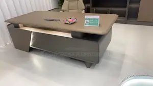 Modern Luxury 2.4 Meter Executive Director Office Table With Extension
