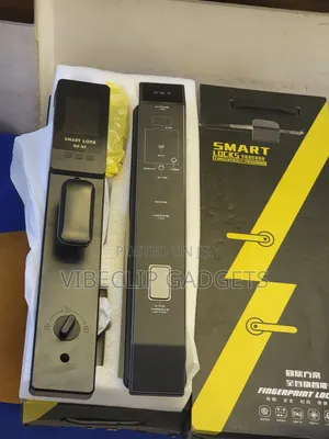 Smart Door Lock With Face Id, Fingerprint, Pin, Card, Mobile App