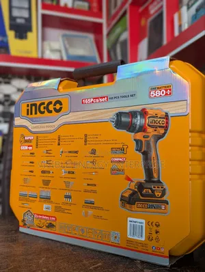 Ingco 165pcs/Set 20v Cordless Tools Set