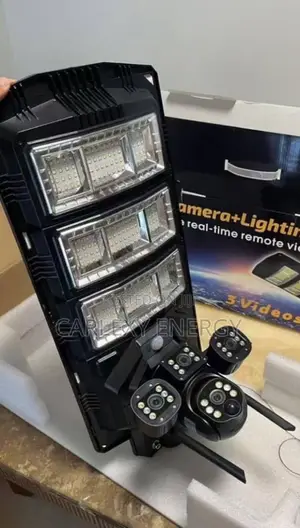 Solar CCTV Camera(3lens) With 450w Street Light