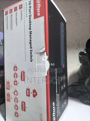 Dahua 10-Port Desktop Managed Switch With 8-Port Poe