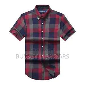 Short-Sleeved Checkered Shirts