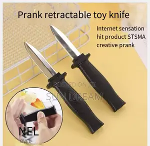 Prank Knife Tricky Squirt Disappearing Knife Toy Knifes