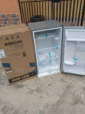 Portable 90litres Bruhm With Single Door Refrigerator + (2 Shelves)