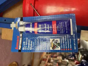 Abro Blue RTV Silicone Gasket Maker.