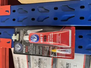 650°F Red Hi-Temp RTV Silicone Gasket Maker.
