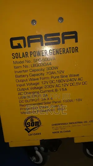 Gasa Solar Generator