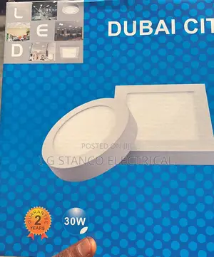 Dubai City Led Light 30x30 Square