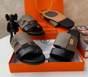 Hermes Leather Slipers 40-46 Available