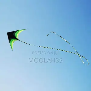 Square Green Grass Flying Kite for Kids Adults - Easy to Fly