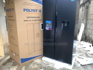 Polystar Pv-Sbs776wd-Inv Elegant Side-by-Side Fridge