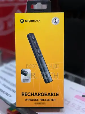 Micropack Green Laser Rechargeable Wireless Presenter 30m
