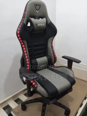 Furgle Gaming Chair With Light Gray Colors